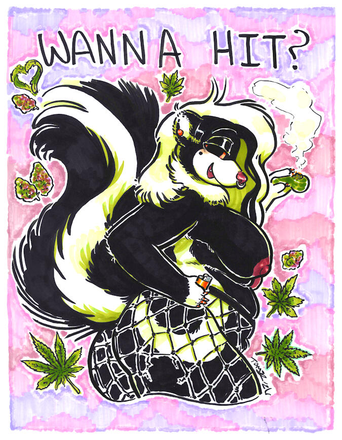Skunk Weed (8.5x11 art print)
