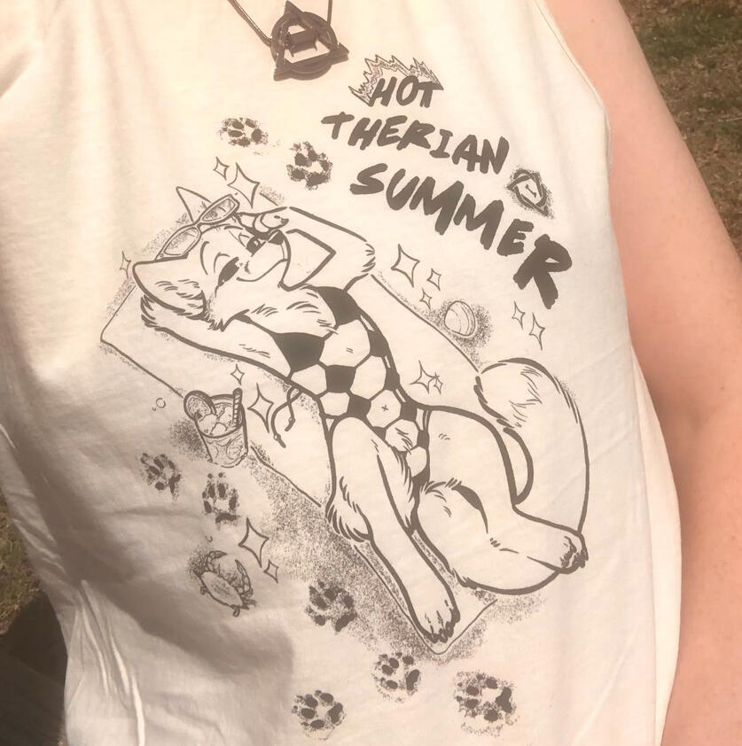 Hot Therian Summer (Screen printed tanks)
